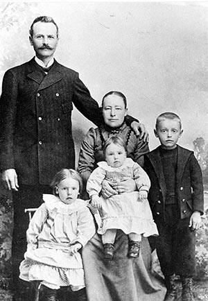 Anders Hansson familjeporträtt